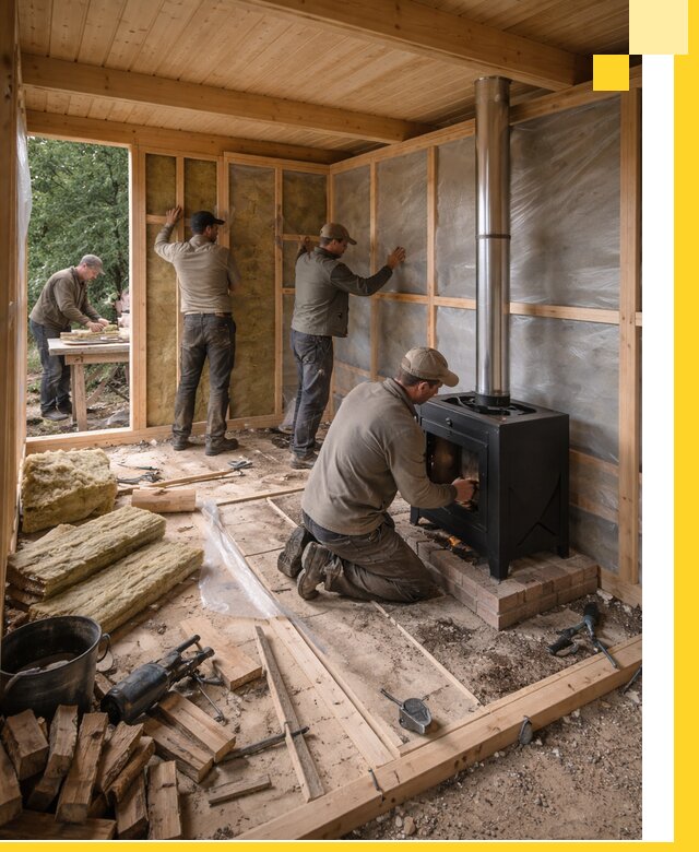 Профессиональный монтаж бань под ключ в Алексине для дома