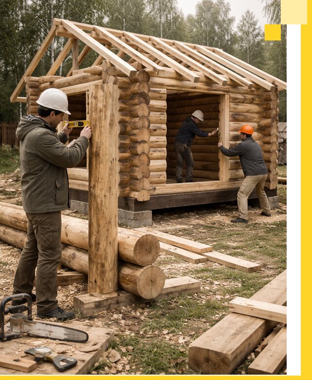 Строительство бань для дачи под ключ в Алексине с доставкой и монтажом