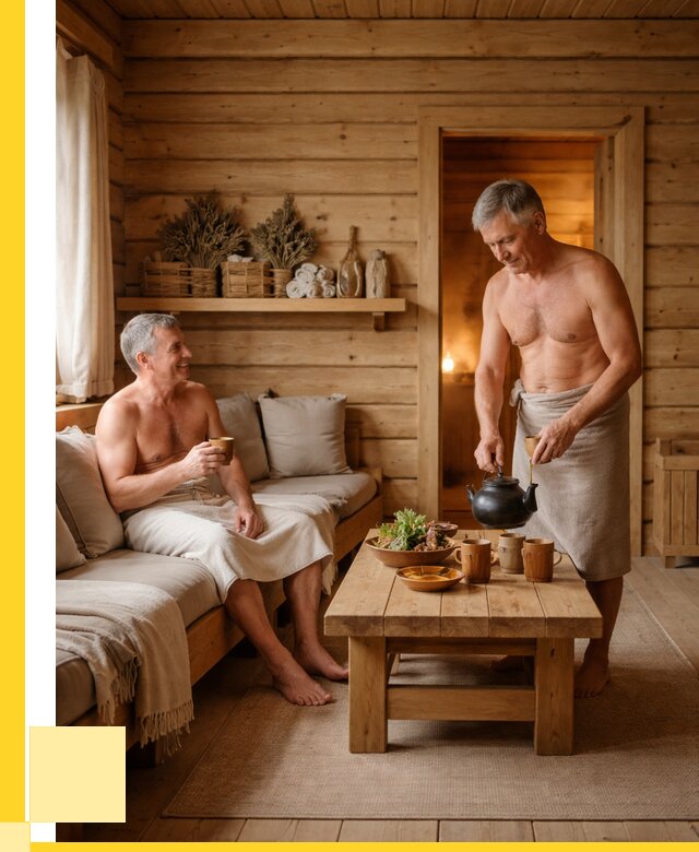 Бани с комнатой отдыха под ключ в Алексине от 494460 р. | ЭриданЛкс