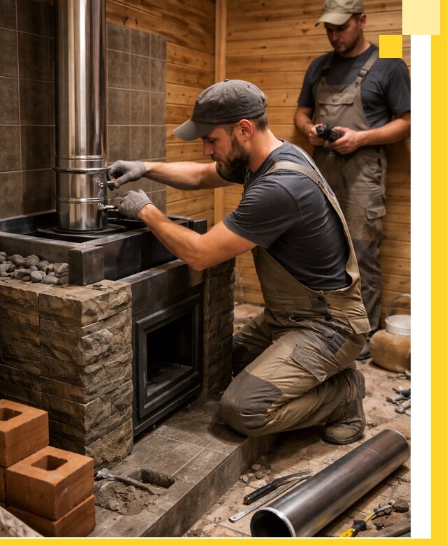 Изготовление и установка банных печей под ключ в Алексине