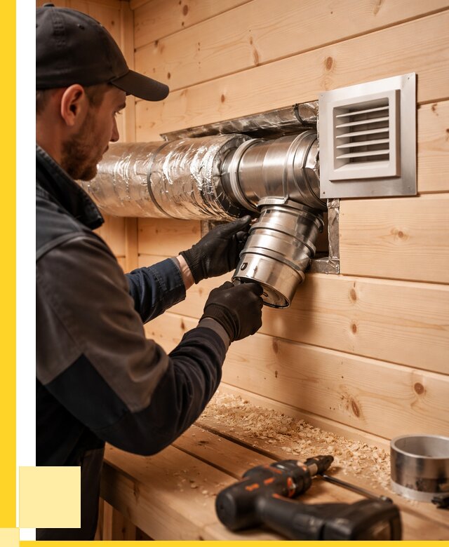 Монтаж вентиляции бани в Алексине от 13186 р. | ЭриданЛкс