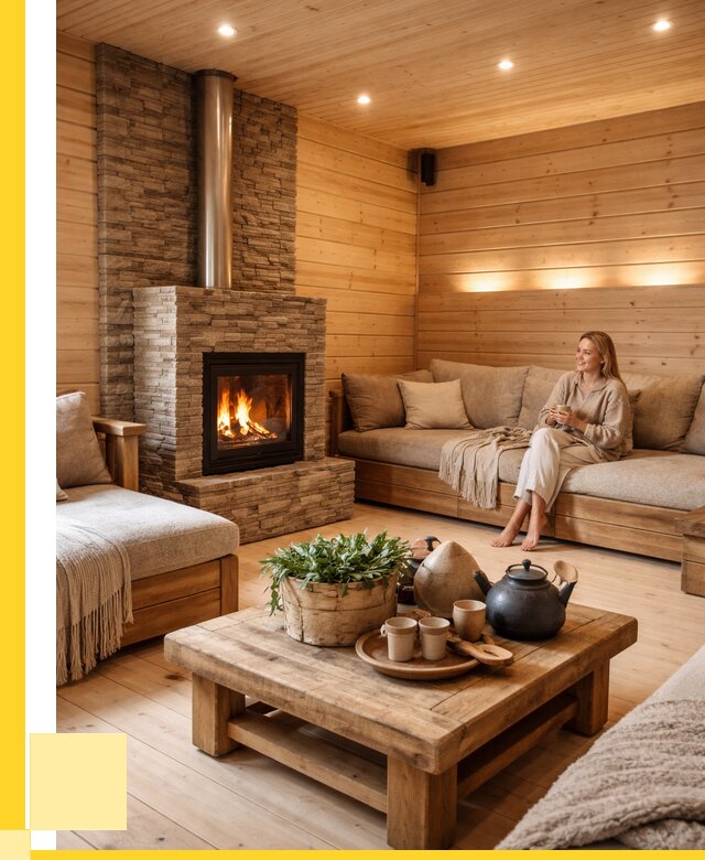 Проект бани с комнатой отдыха в Алексине от 38458 р. | ЭриданЛкс