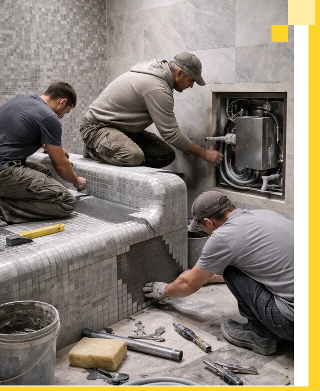 Проекты хамамов под ключ в Алексине и дизайн и строительство