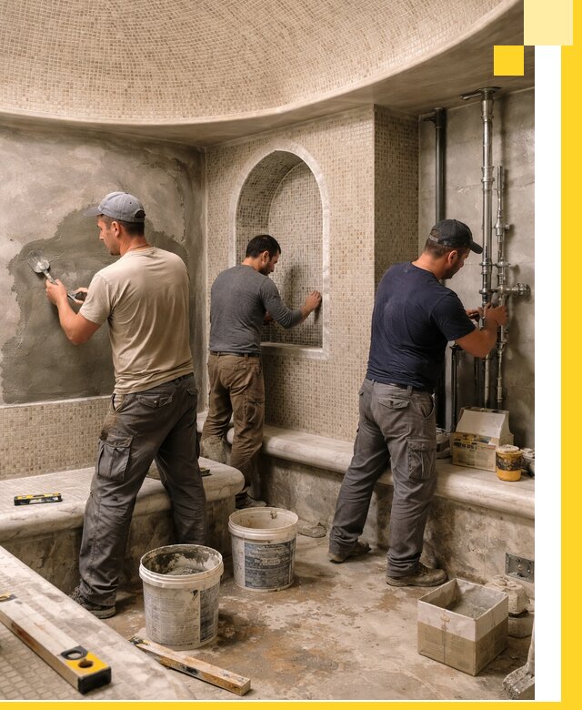 Профессиональный монтаж хамамов под ключ в Алексине с гарантией