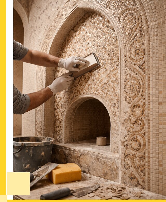 Мозаика для хамама в Алексине под ключ от 5494 р. | ЭриданЛкс