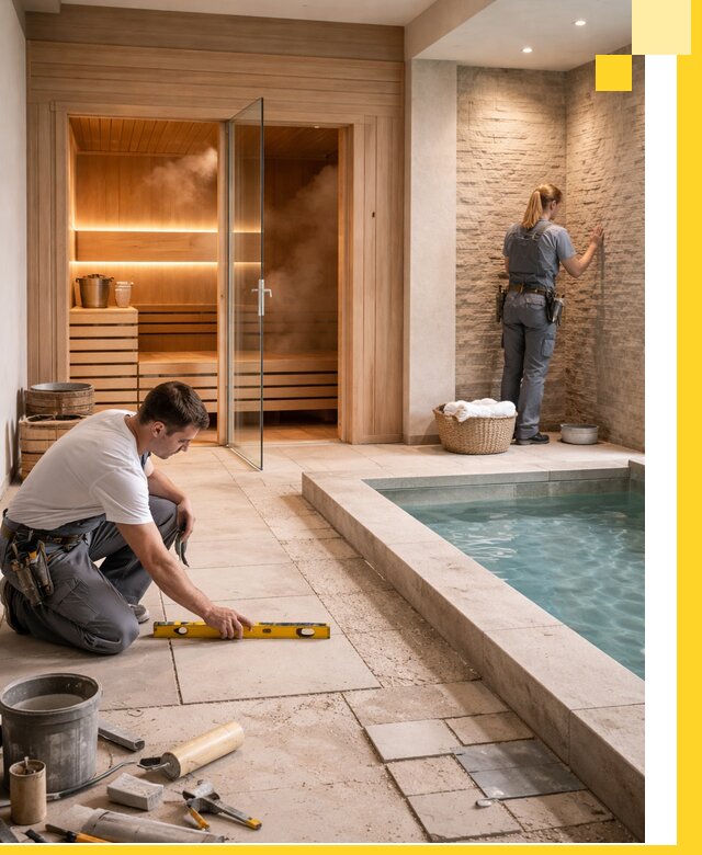 Комплексный дизайн и отделка интерьеров SPA под ключ в Алексине